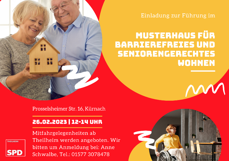 Besuch Musterhaus Plakat web